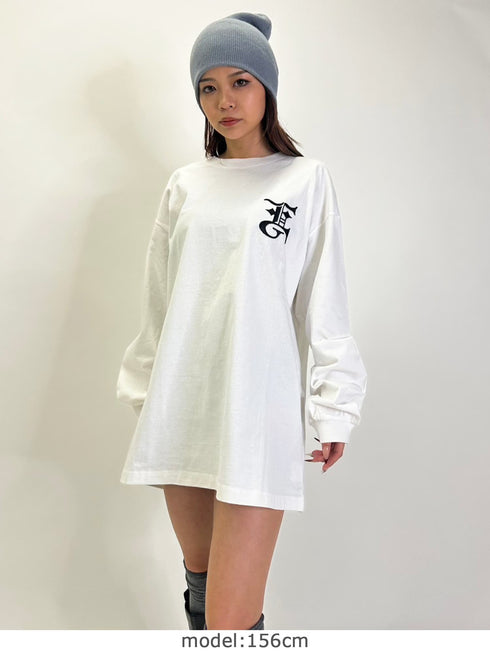 BIG EG刺繍ユニセックスロンT